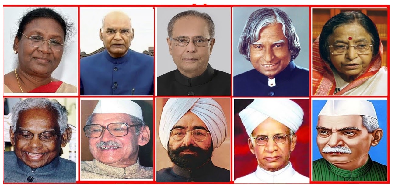 भारत के राष्ट्रपति : भारत के राष्ट्रपतियों की सूची 1950 से 2022 तक